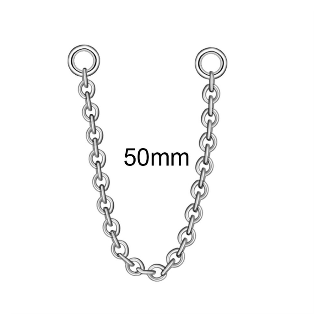 Body Jewelry Titanium - Fashion Titanium Nose Chain Three Layer