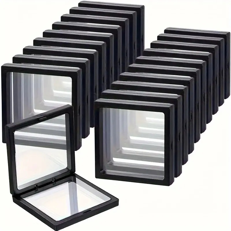 Body Jewelry Organizer - 20Pcs Clearview 3D Floating Display Cases