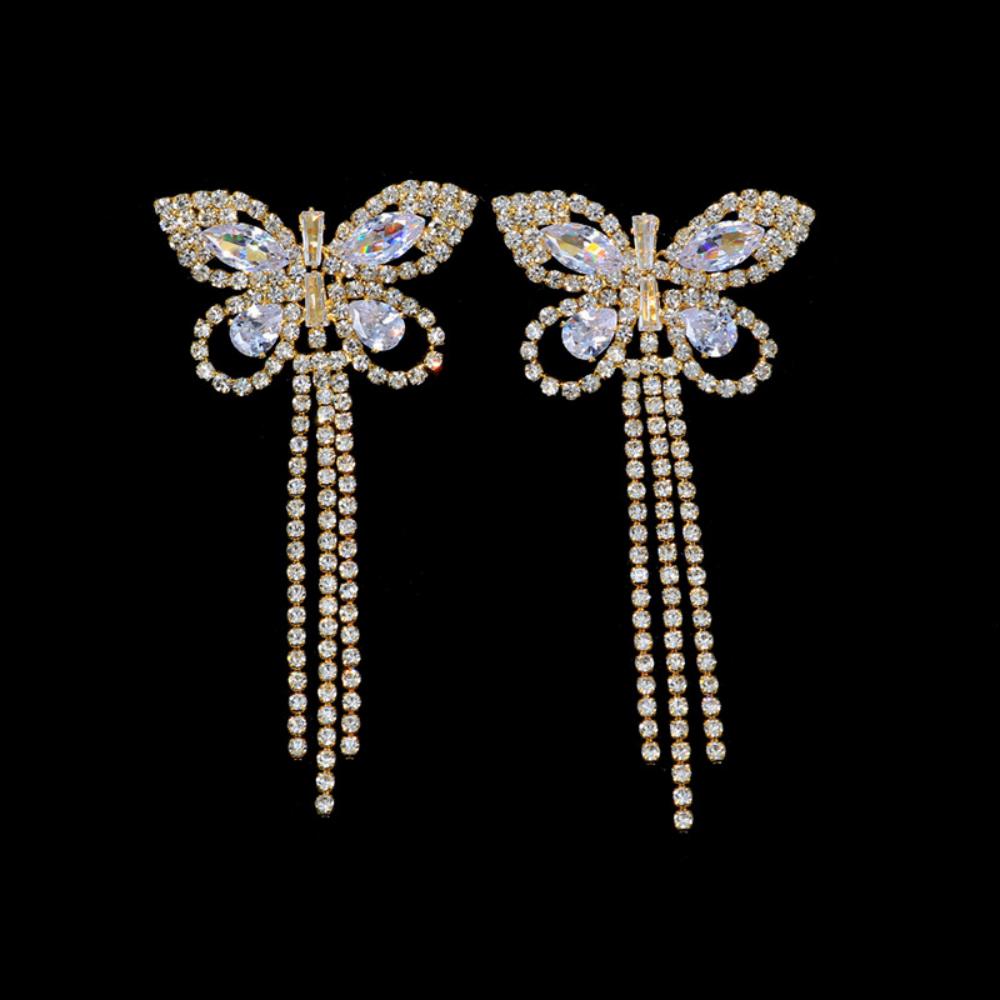Sexy Rhinestone Butterfly Tass - Body Jewelry Retainers review and price