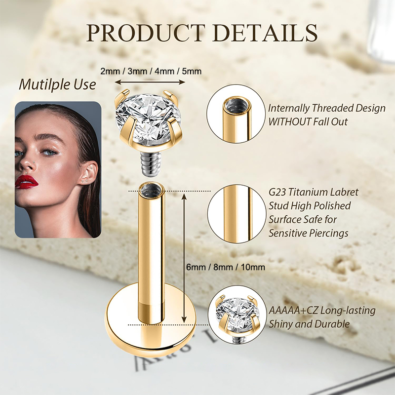 16G Titanium Internally Thread - Body Jewelry Titanium review and price