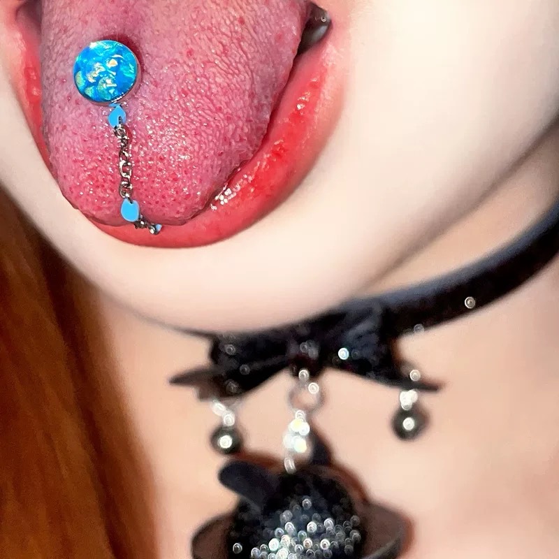 1Pc High-Quality Trendy Blue G - Body Jewelry Titanium review and price