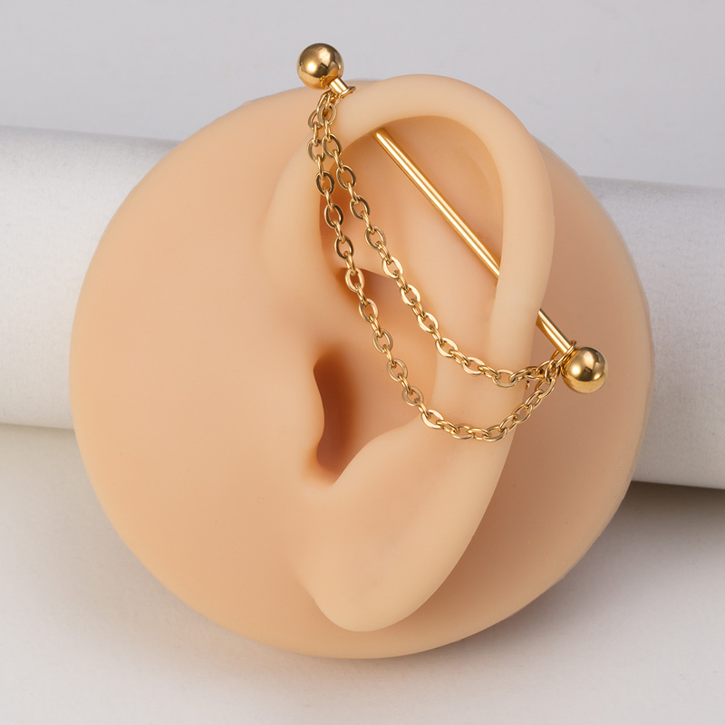 1pc Industrial Piercing Barbel - Industrial Barbell Long review and price