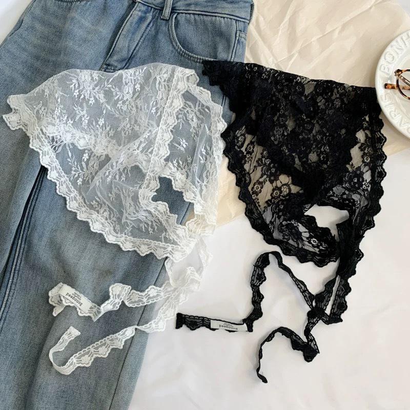 *Frilly Cute Lace Bandana Scar - Body Jewelry Waist Chains review and price