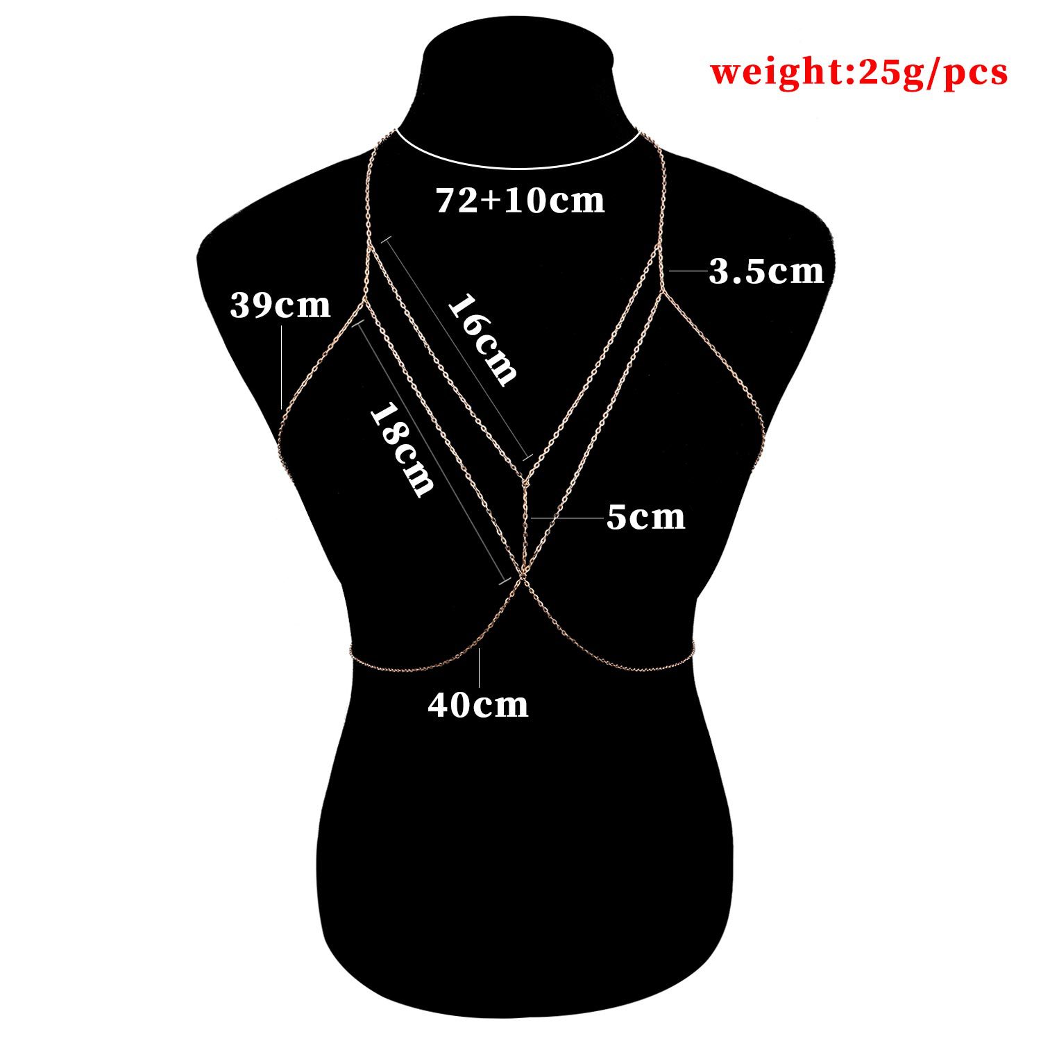 Sex Staggered Body Chain For W - Body Jewelry Retainers review and price
