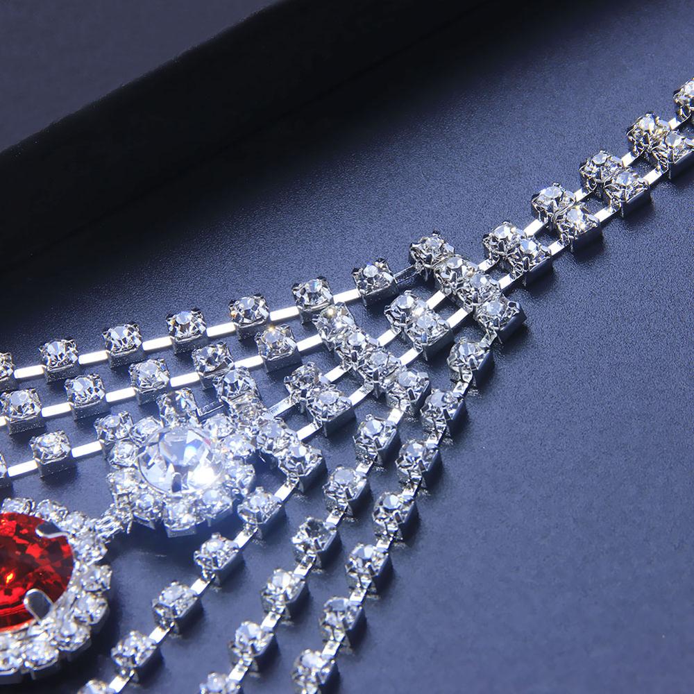 Sexy Body Chain Lingerie Red C - Body Jewelry Retainers review and price