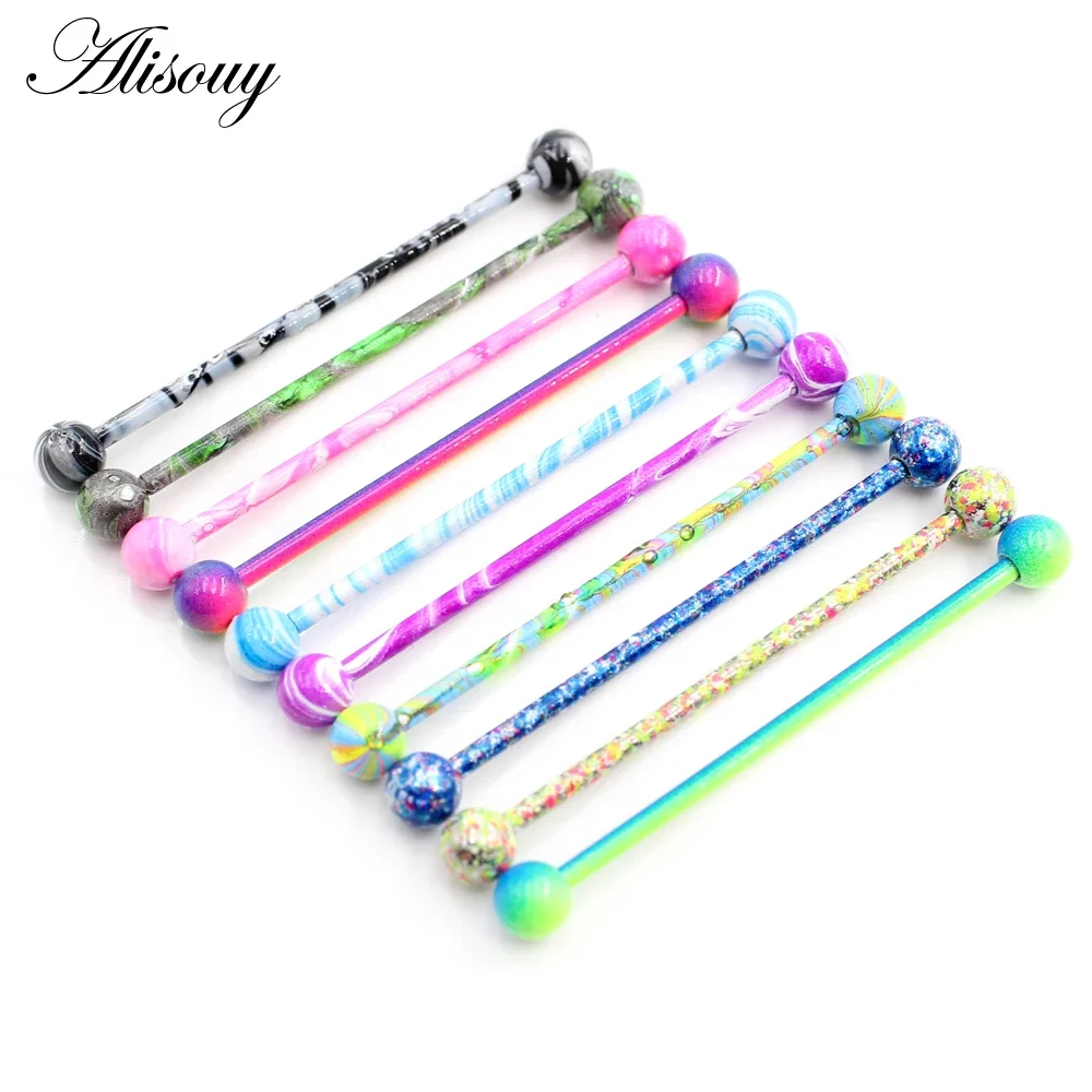 Alisouy 2PC Long Straight Stai - Industrial Barbell Long review and price