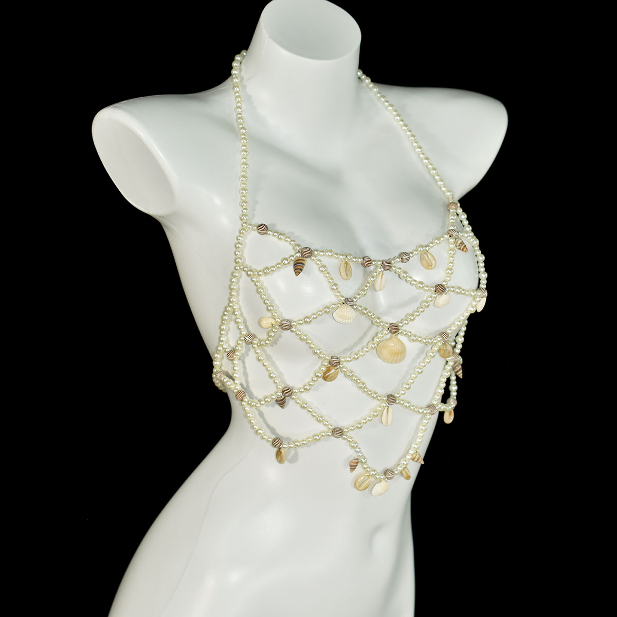 Fashion Imitation Pearl Bra Wa - Body Jewelry Retainers review and price