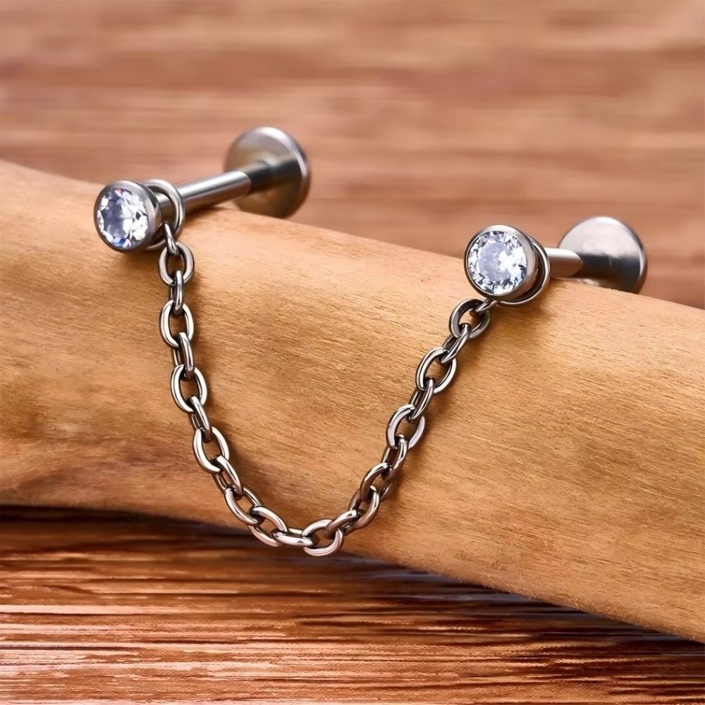 Fashion Titanium Nose Chain Th - Body Jewelry Titanium review and price