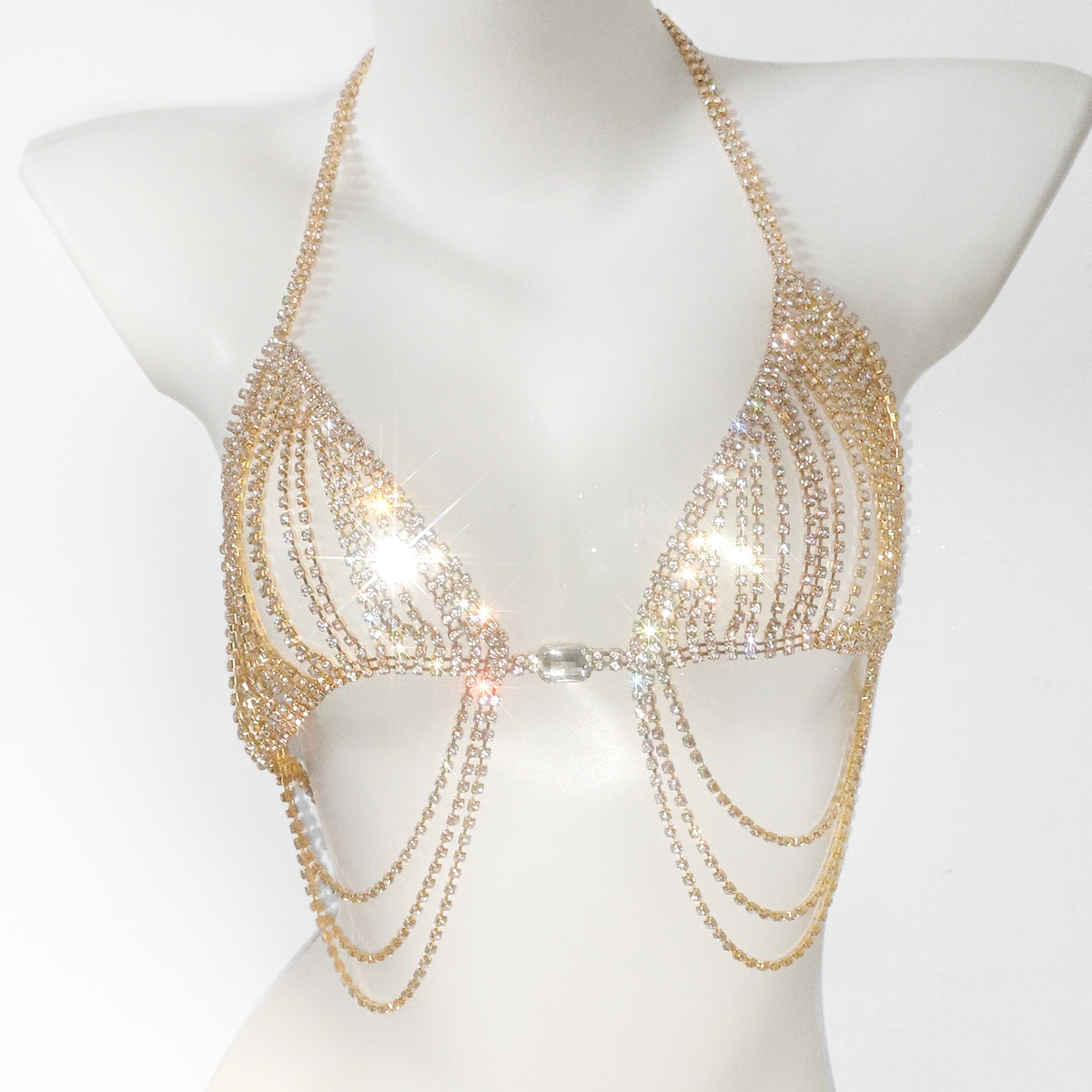 Fashionable Tassels Sexy Rhine - Body Jewelry Retainers review and price