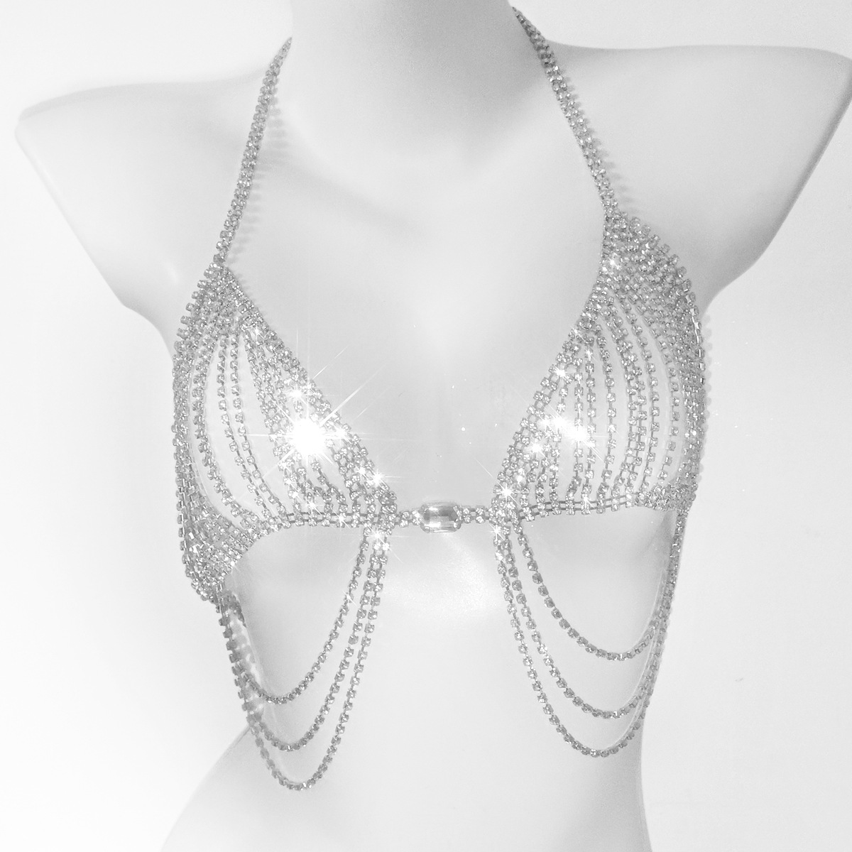 Fashionable Tassels Sexy Rhine - Body Jewelry Retainers review and price