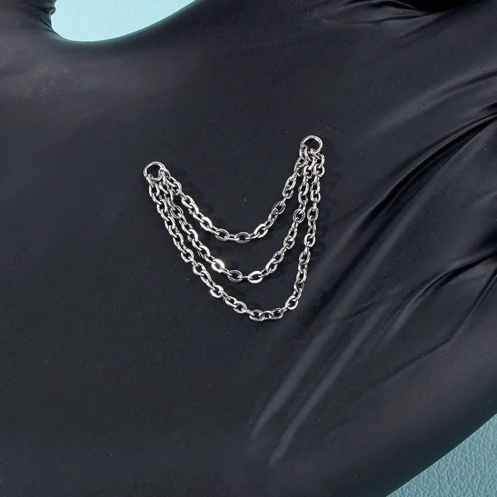 Fashion Titanium Nose Chain Do - Body Jewelry Titanium review and price