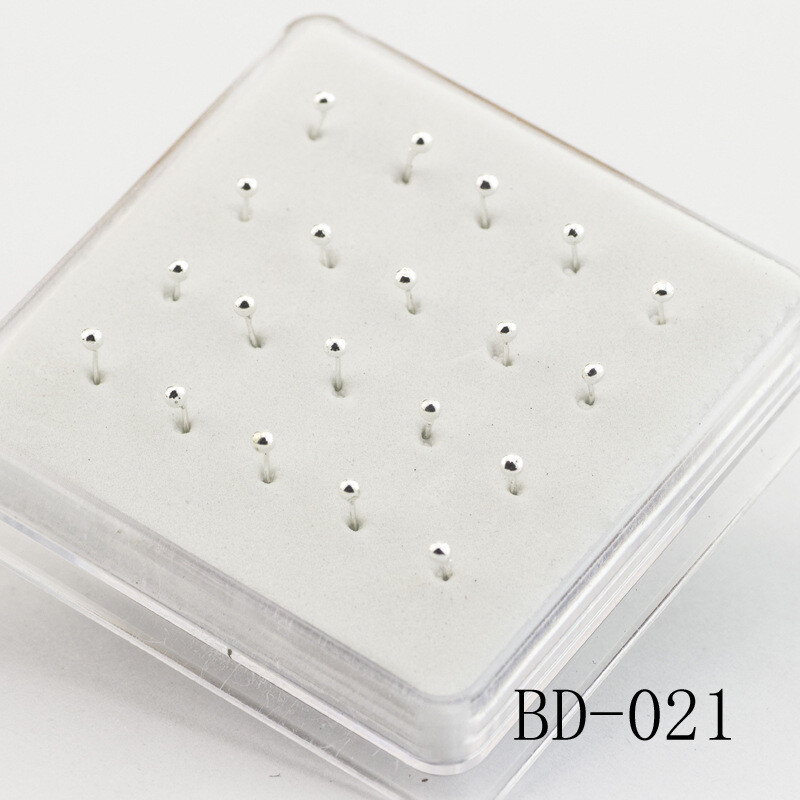 Silver Jewelry Box Nose Studs  - Body Jewelry Storage review and price