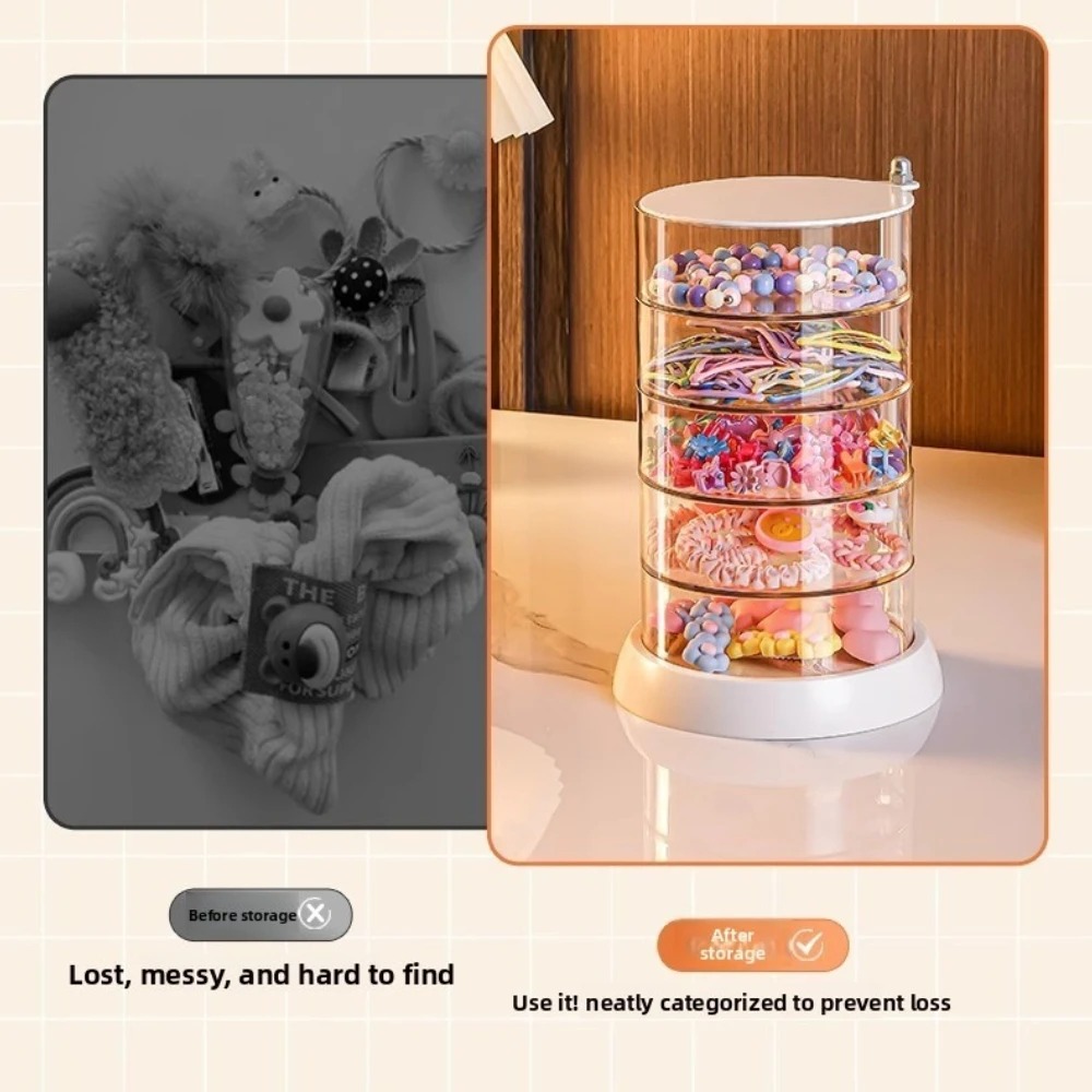 360 Rotating Clear Hair Access - Body Jewelry Organizer review and price