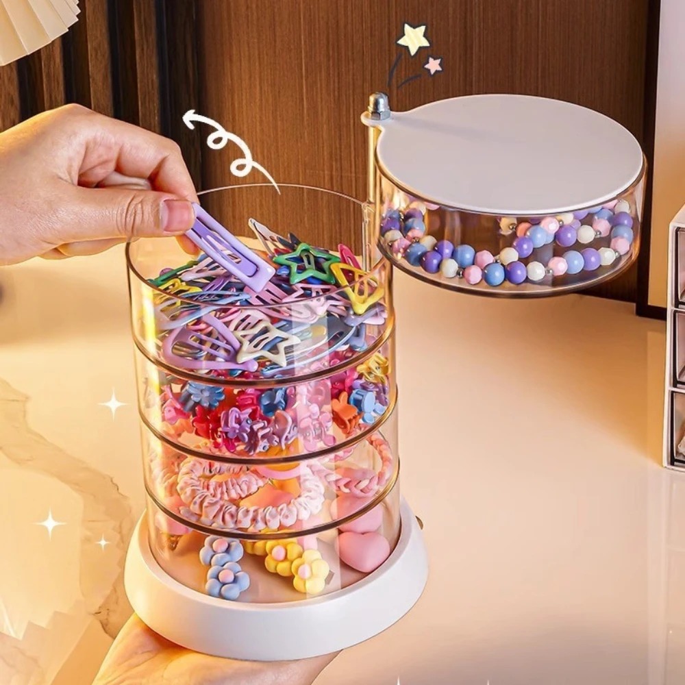 360 Rotating Clear Hair Access - Body Jewelry Organizer review and price