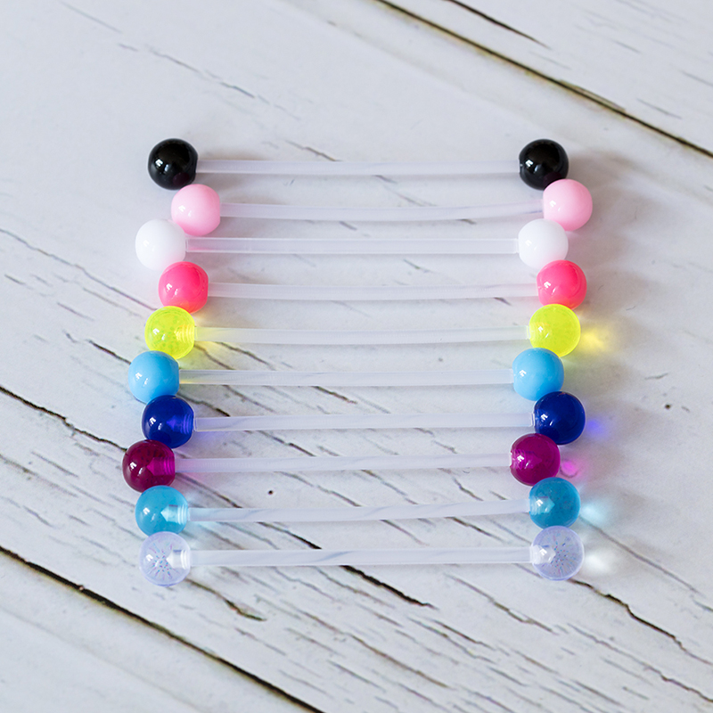 10-50pcs Acrylic Cartilage Ear - Industrial Barbell Long review and price