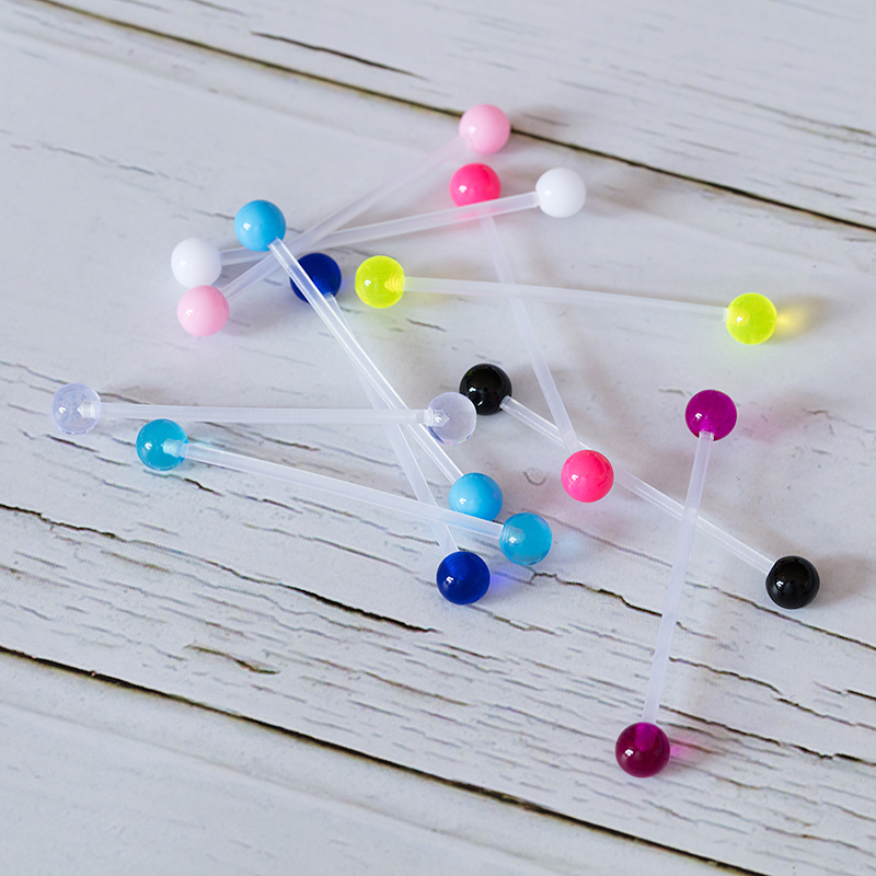 10-50pcs Acrylic Cartilage Ear - Industrial Barbell Long review and price
