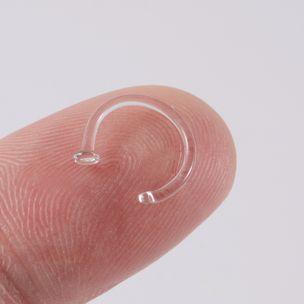 1PC Glass Nose Stud Transparen - Body Jewelry Storage review and price