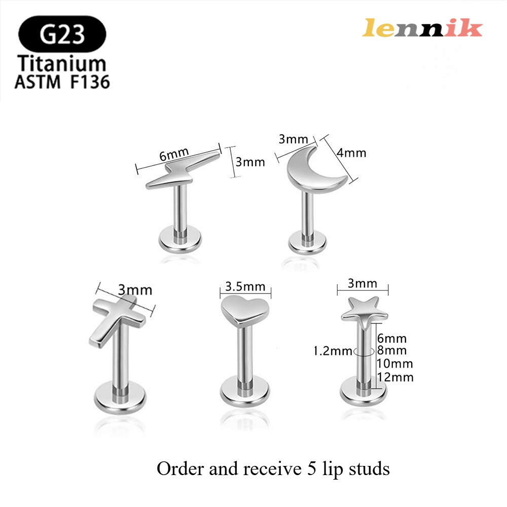 LENNIK F136 Titanium Alloy Cro - Body Jewelry Titanium review and price
