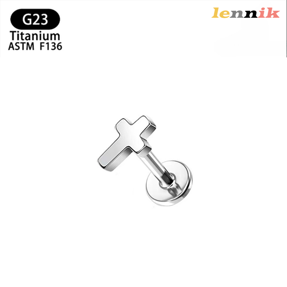 LENNIK F136 Titanium Alloy Cro - Body Jewelry Titanium review and price