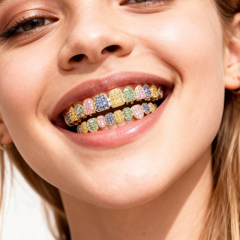 New Exquisite Hip-Hop Full Dia - Body Jewelry Real Diamonds review and price