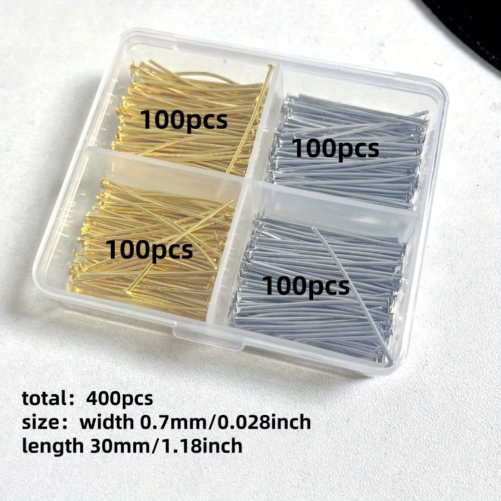 400pcs Mixed Iron Head Pins 30 - Body Jewelry Organizer review and price