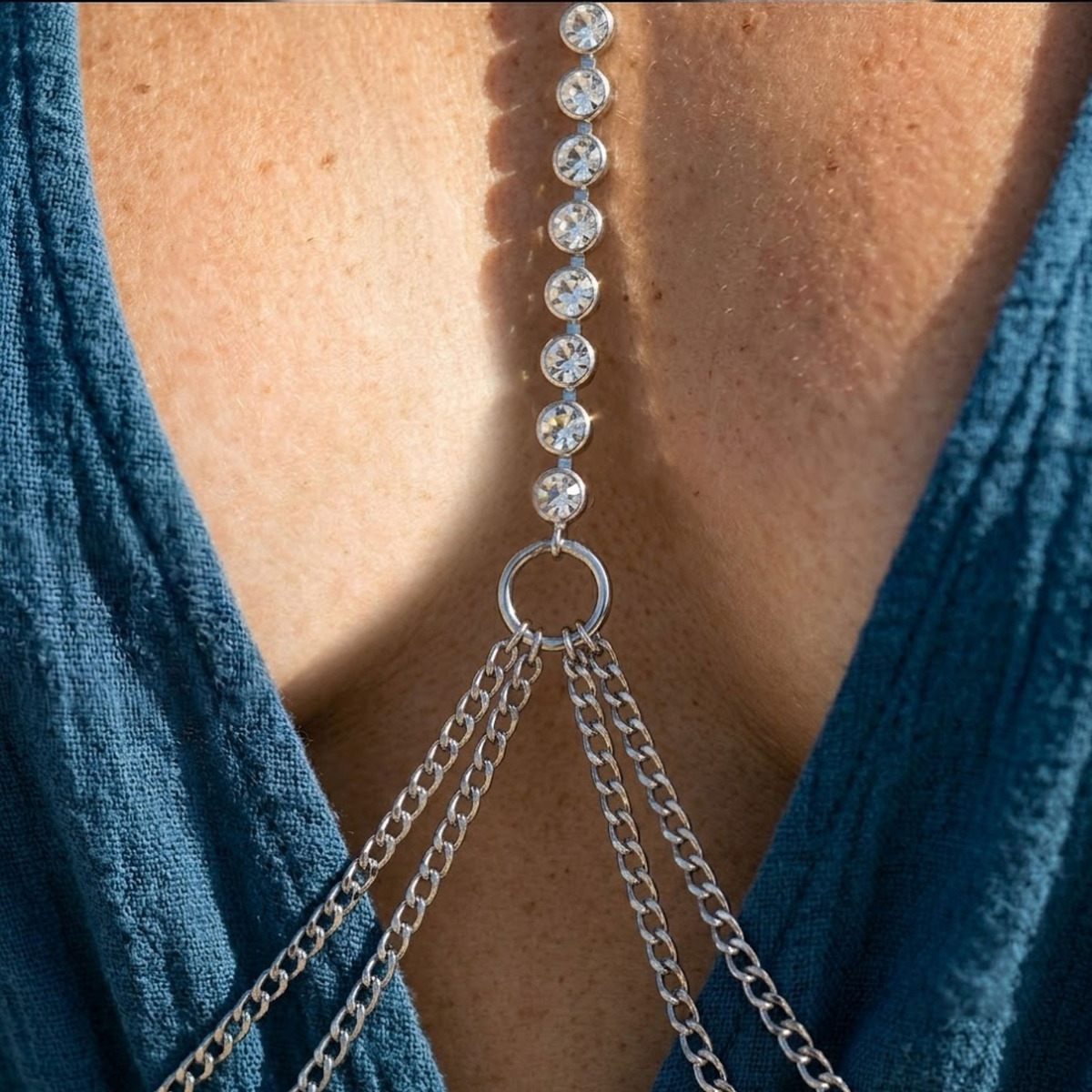 Y-Shaped Body Chain Jewelry -B - Body Jewelry Retainers review and price