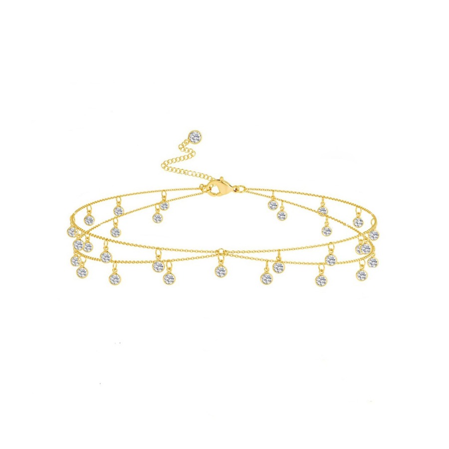 Fashion Boho Double Layer Rhin - Body Jewelry Ends review and price