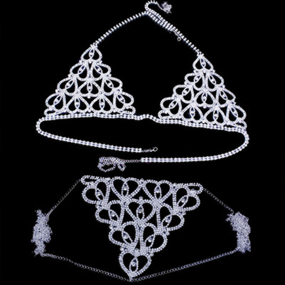 Fashion Rhinestone Heart Bra T - Body Jewelry Retainers review and price