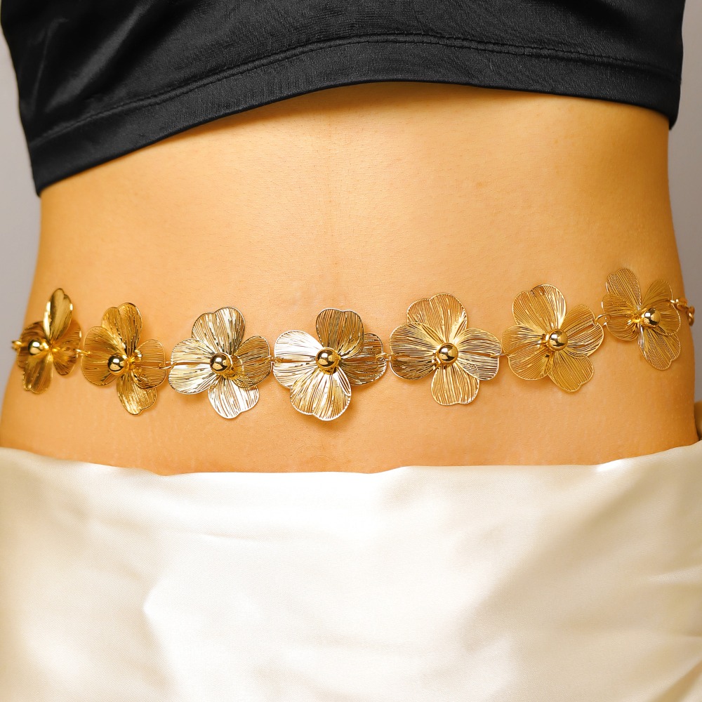 Bohemian Sweet Gold Color Meta - Body Jewelry Dress review and price