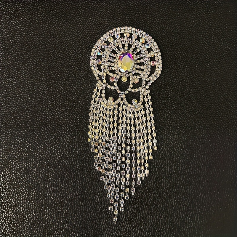 Large Size Waterdrop Tassel Di - Body Jewelry Dress review and price