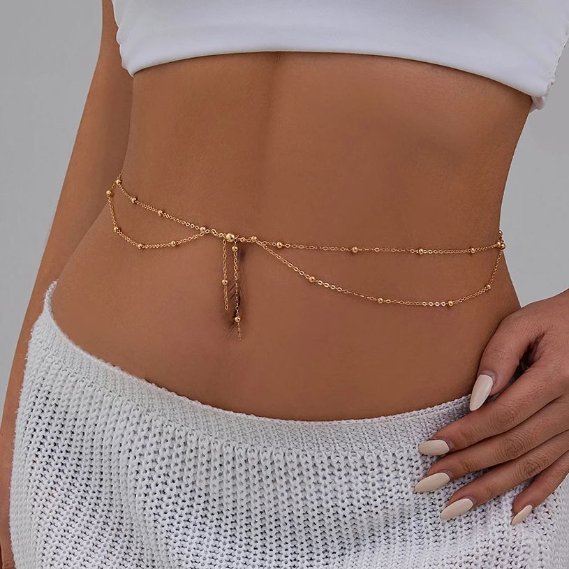 KunJoe Multilayer Gold Color T - Body Jewelry Dress review and price