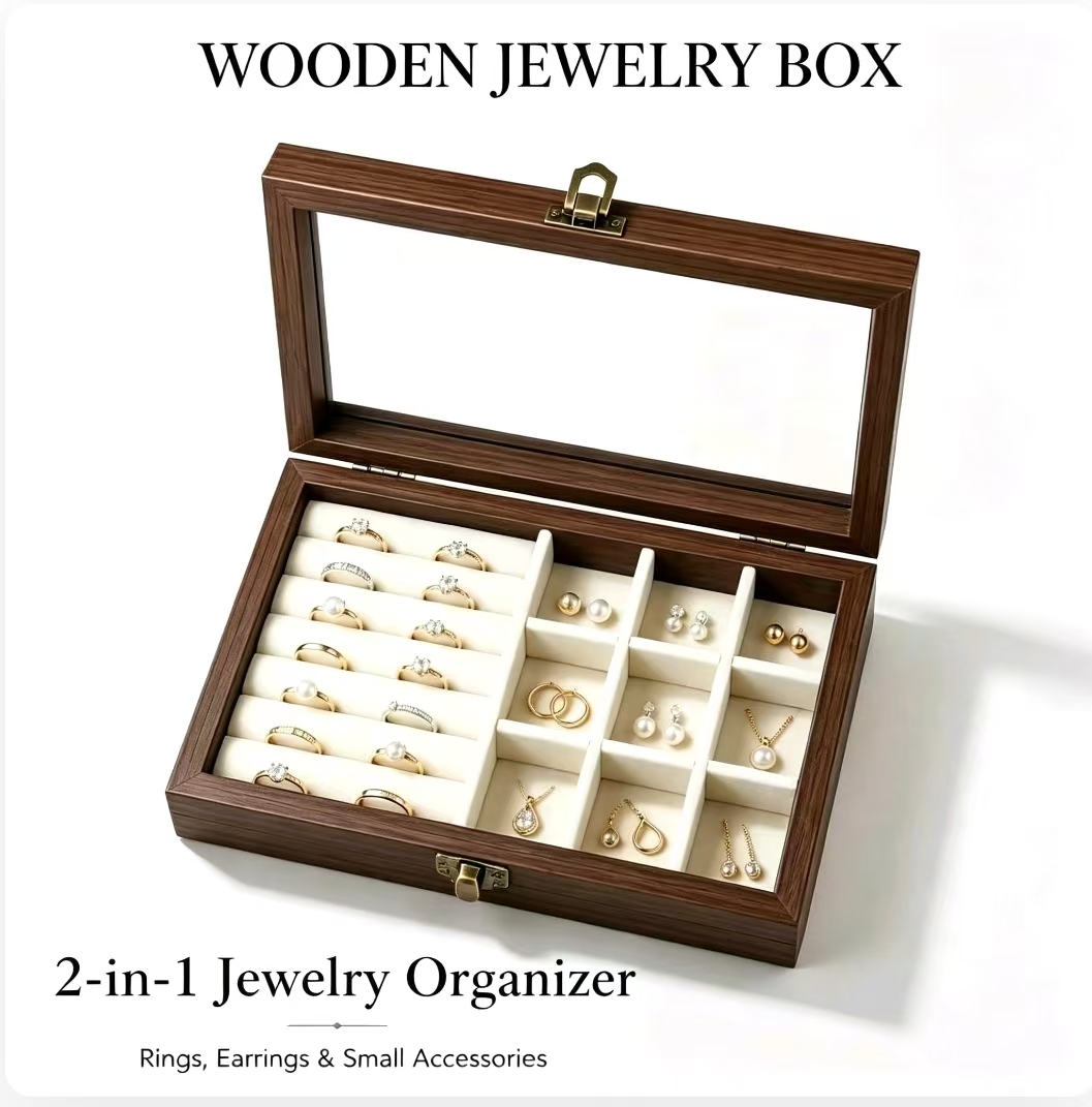 Bedroom Desktop Walnut Pattern - Body Jewelry Organizer review and price