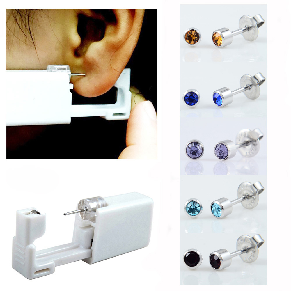 24pcs/Box No Pain Ear Piercing - Body Jewelry Storage review and price
