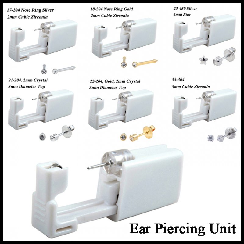 24pcs/Box No Pain Ear Piercing - Body Jewelry Storage review and price
