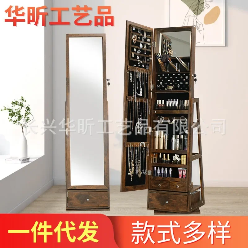 Rotating Full Body Floor Mirro - Body Jewelry Storage review and price