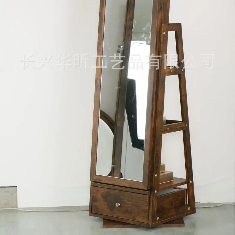 Rotating Full Body Floor Mirro - Body Jewelry Storage review and price