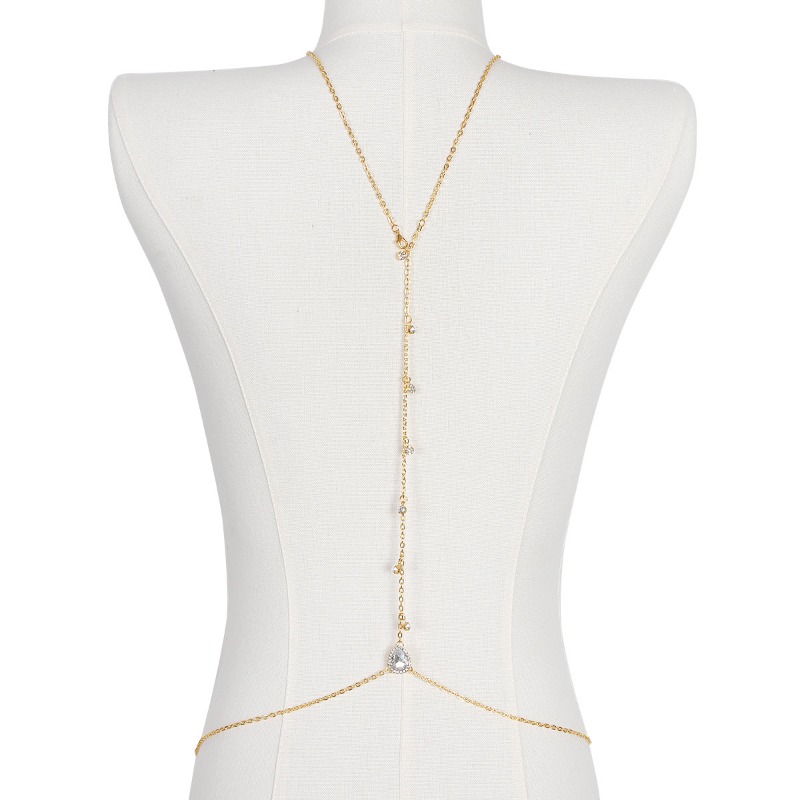 Bride Backless Rhinestone Wate - Body Jewelry Dress review and price