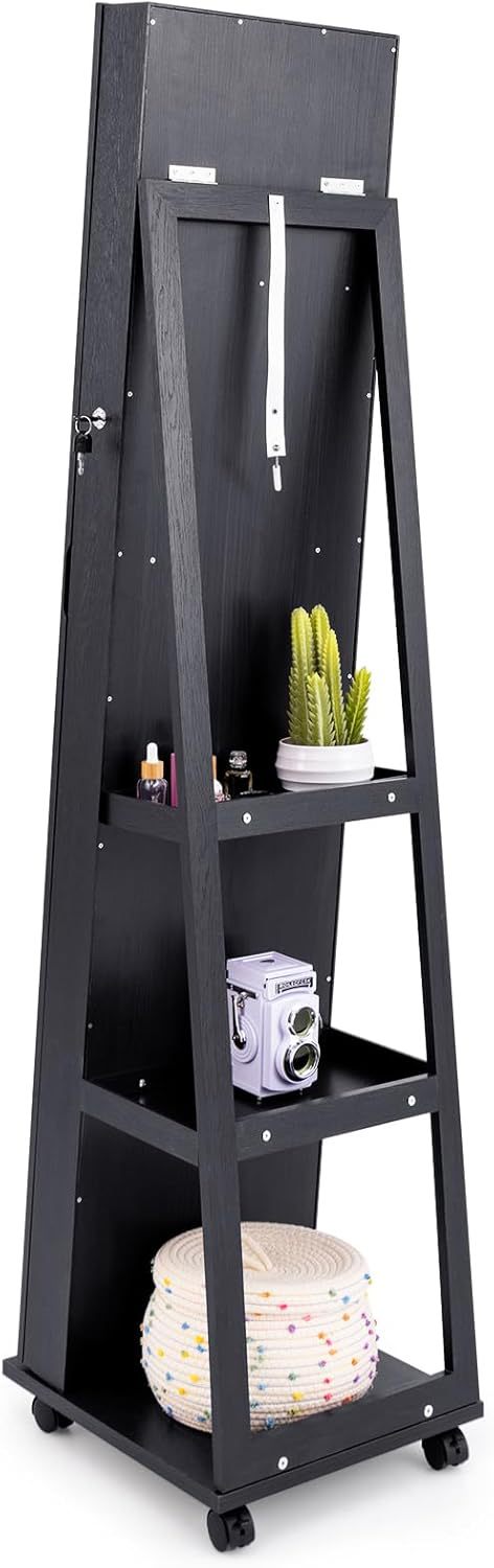 Solid wood rotating floor-stan - Body Jewelry Storage review and price