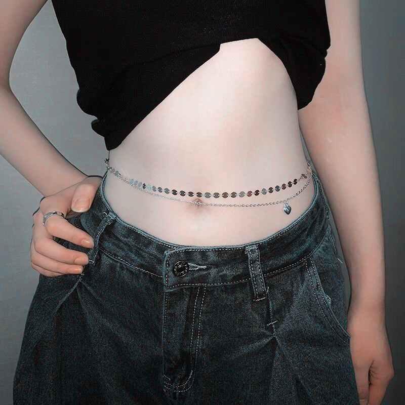 Fashion Simple Double Layer Be - Body Jewelry Waist Chains review and price