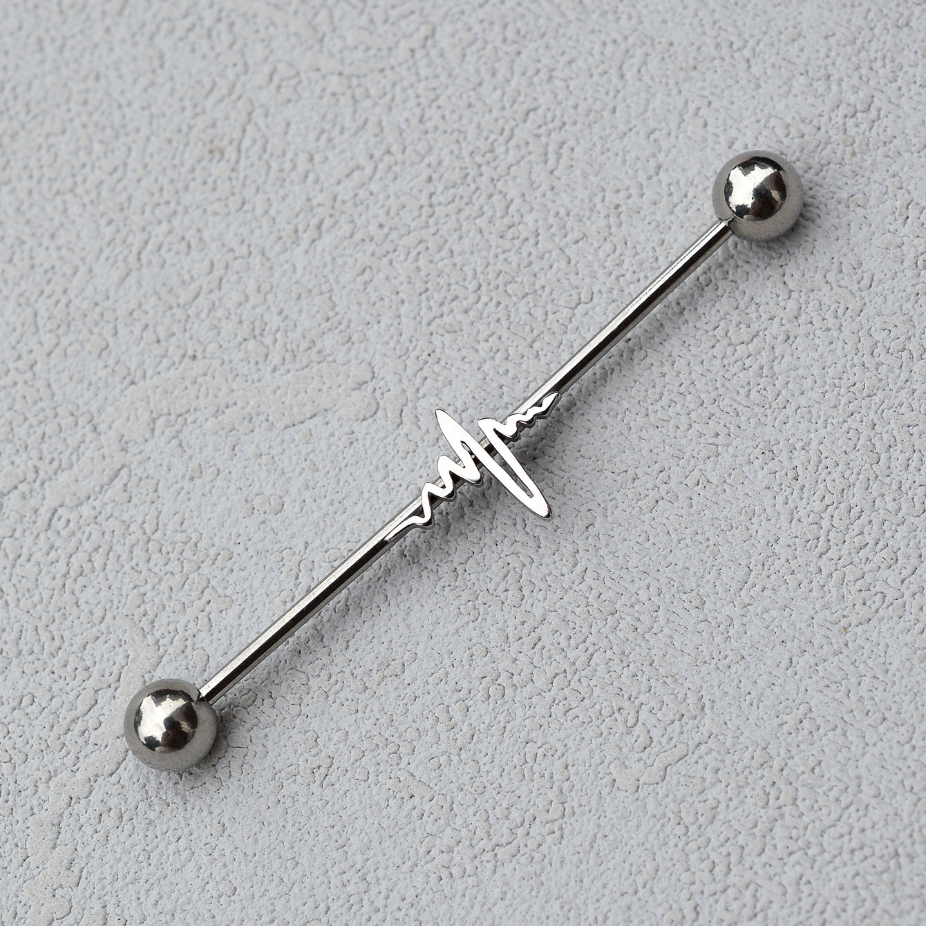1PC 16G Stainless Steel Long I - Industrial Barbell Long review and price