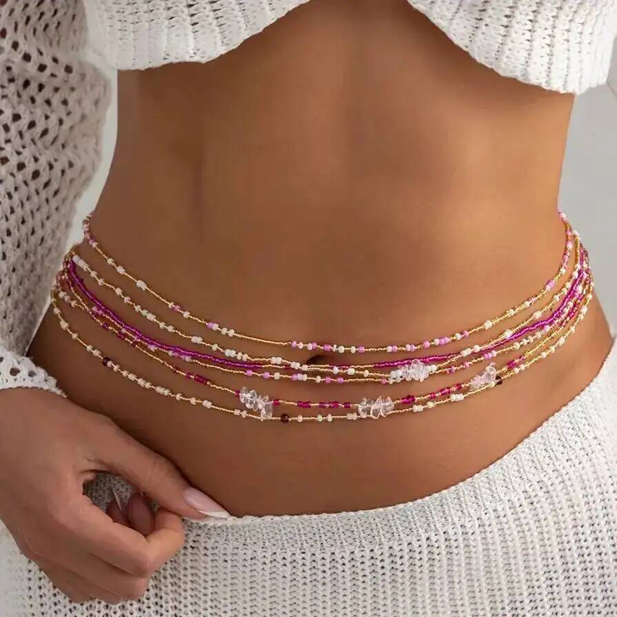 SHIXIN 6Pcs/Set Boho Colorful  - Body Jewelry Ends review and price